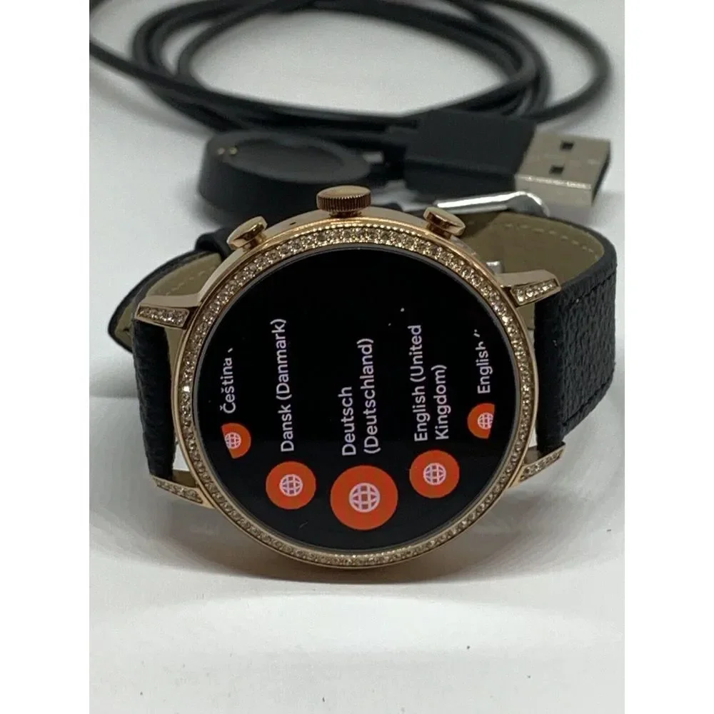 Fossil Gen 4 Authentic Digital Dial Smart Watch Custom Band FTW6030 QT772